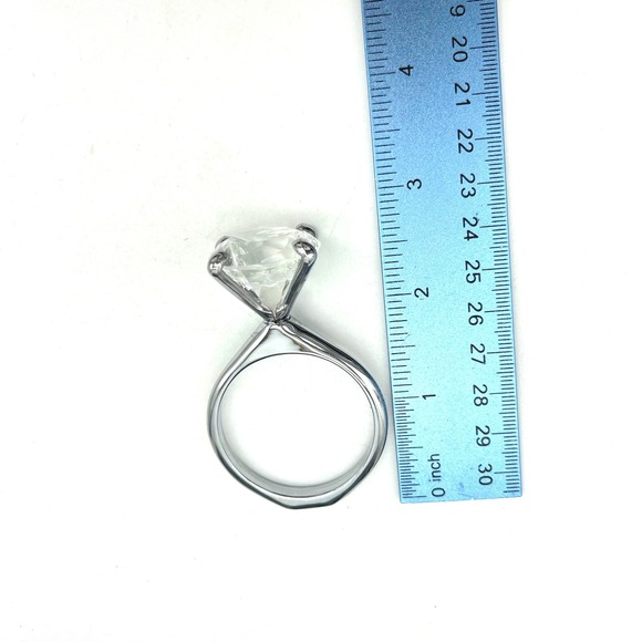 Shannon Crystal Chrome Diamond Ring Napkin Rings Set of 4 Elegant Table Decor - Picture 3 of 5